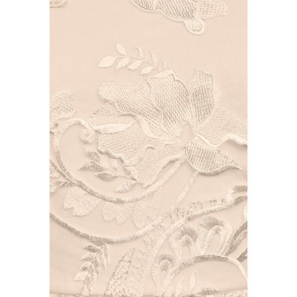 Lulus Small In the Moment White Embroidered Dress Lace V Neck Sleeveless Mini - Picture 5 of 14